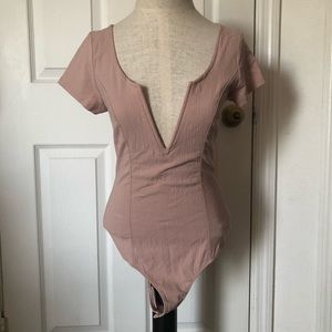 Free People Blush Bodysuit